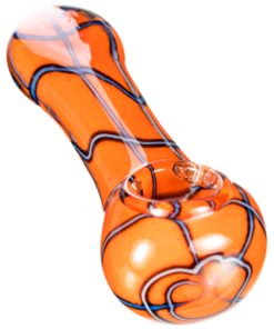 Orange Tectonic Spoon Pipe