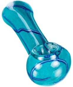 Teal Tectonic Spoon Pipe