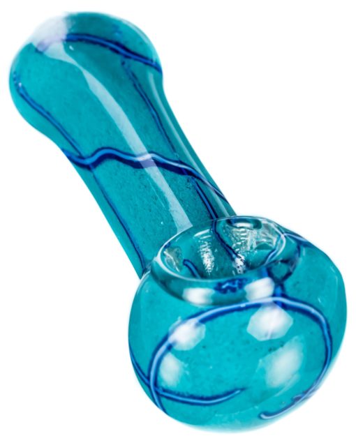 Teal Tectonic Spoon Pipe