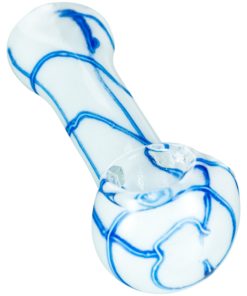 White Tectonic Spoon Pipe